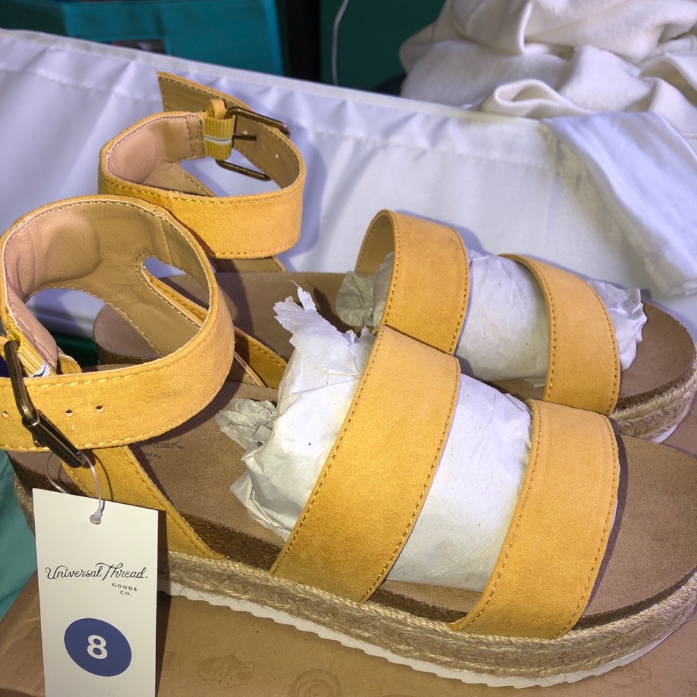 Yellow Universal Thread Sandals